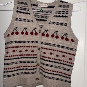 Bonpoint girls knit vest